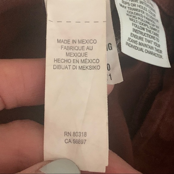 LUCKY BRAND Brooke Legging Jean Fall Red Skinny Jeans Style 7W12462 - Picture 14 of 15